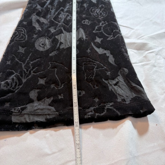 Disney Her Universe Hocus Pocus Burnout Velvet Lace Up Bell Sleeve Dress 3X - Picture 10 of 11